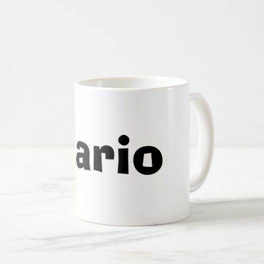 Mario-Tasse Kaffeetasse (VorderseiteRechts)