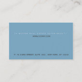 Mario-Visitenkarten Visitenkarte (Rückseite)