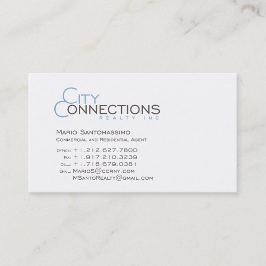 Mario-Visitenkarten Visitenkarte (Vorderseite)