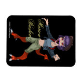 MARION BASKIN 3" x 4" Flexibles Foto Magnet (Horizontal)