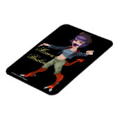 MARION BASKIN 3" x 4" Flexibles Foto Magnet (Linke Seite)