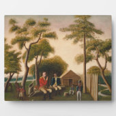 Marion Feasting, britischer Offizier Fotoplatte (Vorderseite)