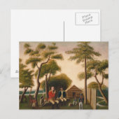 Marion Feasting, britischer Offizier Postkarte (Vorne/Hinten)