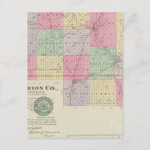 Marion Landkreis, Hillsboro, Lehigh, Kansas Postkarte