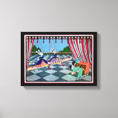 Marionette Curtsy CHANGE FARBE ~ Wrapped Canvas Leinwanddruck (Vorderseite)