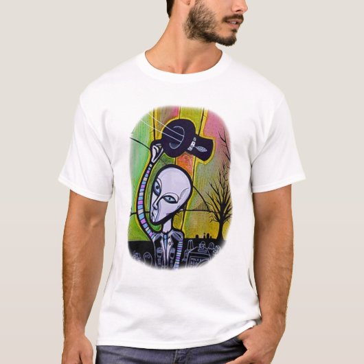 Marionette in einem Friedhof T-Shirt (Vorderseite)
