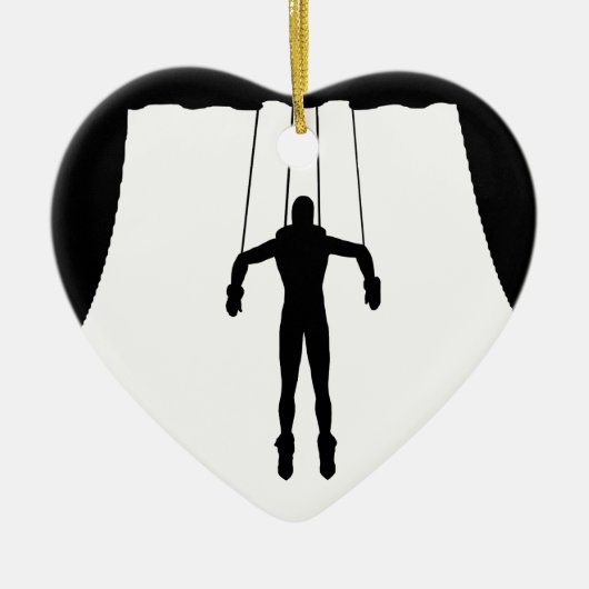 Marionette Puppet Keramikornament (Vorne)