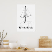 Marionette String Puppet Cartoon-Zeichen Poster (Küche)