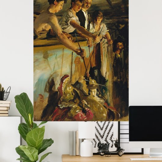 Marionetten, John Sargent Poster (Heimbüro)