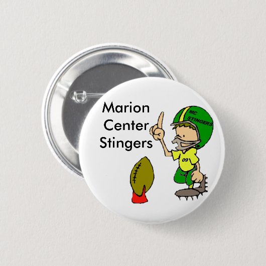 Marionsmittelfußball Button (Vorne & Hinten)