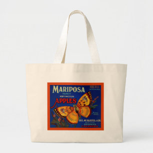 Mariposa-Äpfel Jumbo Stoffbeutel