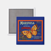 Mariposa-Äpfel Magnet (Vorderseite/Rückseite)