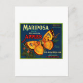 Mariposa Äpfel Postkarte (Vorderseite)