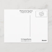 Mariposa-Äpfel Postkarte (Rückseite)