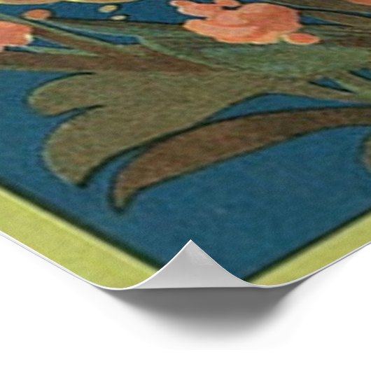 Mariposa Apples Crate Label Poster (Ecke)