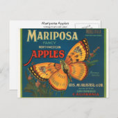 Mariposa Apples Postkarte (Vorne/Hinten)