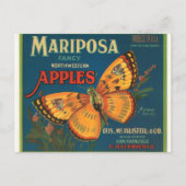 Mariposa Apples Postkarte (Vorderseite)