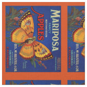 Mariposa Apples Stoff (Nahaufnahme)