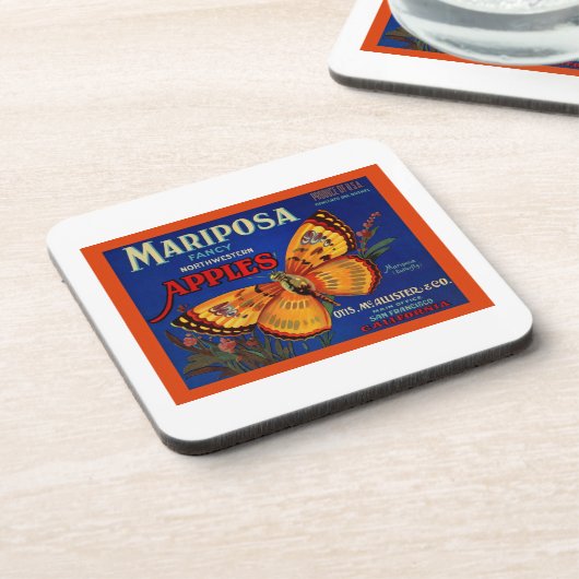 Mariposa Apples Untersetzer (Linke Seite)