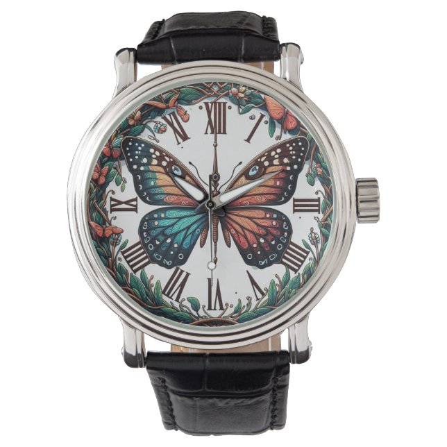 Mariposa en un bosque armbanduhr (Vorderseite)