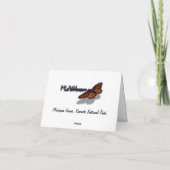 Mariposa Grove im Yosemite-Nationalpark Dankeskarte (Rückseite)