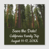 Mariposa Grove im Yosemite-Nationalpark Magnetkarte (Vorderseite)