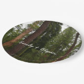 Mariposa Grove im Yosemite-Nationalpark Pappteller (Schrägansicht)