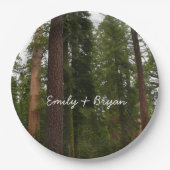 Mariposa Grove im Yosemite-Nationalpark Pappteller (Vorderseite)