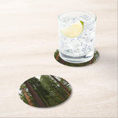 Mariposa Grove im Yosemite-Nationalpark Runder Pappuntersetzer (Vor Ort)