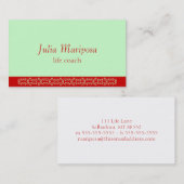 Mariposa II Karte (Vorne/Hinten)