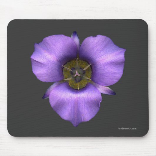 Mariposa Lilie Mousepad, Brown Mousepad (Vorne)