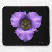 Mariposa Lilie Mousepad, schwarz Mousepad (Vorne)