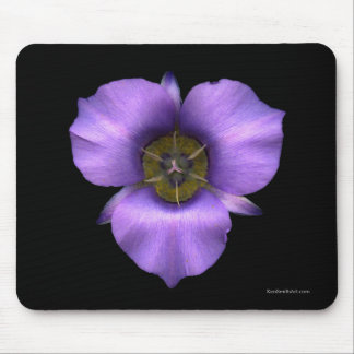 Mariposa Lilie Mousepad, schwarz Mousepad