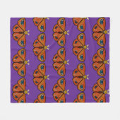 Mariposa Mística con Ojos Fleecedecke (Vorderseite (Horizontal))