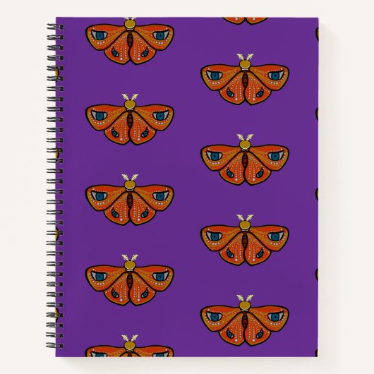 Mariposa Mística con Ojos Notizblock (Vorderseite)