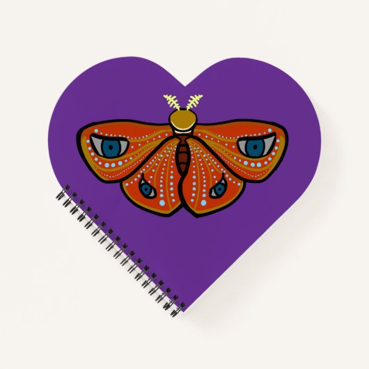 Mariposa Mística con Ojos Notizblock (Vorderseite)