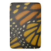 Mariposa Orange & Yellow Monarch Butterfly Wing Badematte (Vorderseite Vertikal)