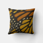 Mariposa Orange & Yellow Monarch Butterfly Wing Kissen (Rückseite)