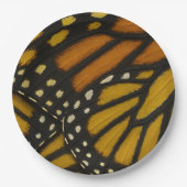 Mariposa Orange Yellow Monarch Butterfly Wing Pappteller (Vorderseite)