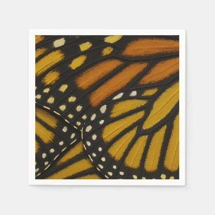 Mariposa Orange Yellow Monarch Butterfly Wing Serviette