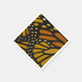 Mariposa Orange Yellow Monarch Butterfly Wing Serviette (Ecke)