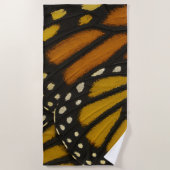 Mariposa Orange & Yellow Monarch Butterfly Wing Strandtuch (Vorderseite)