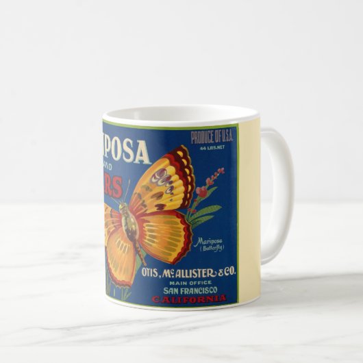 Mariposa Pears Tasse (VorderseiteRechts)