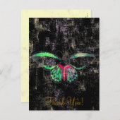 Mariposa ~ Postcard / Einladung Butterfly Postkarte (Vorne/Hinten)