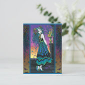Mariposa Rainbow Butterfly Blume Fairy Postcard Postkarte (Stehend Vorderseite)