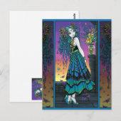 Mariposa Rainbow Butterfly Blume Fairy Postcard Postkarte (Vorne/Hinten)