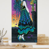 Mariposa Rainbow Butterfly Fairy Poster (Küche)