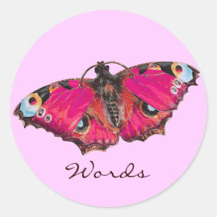 Mariposa ~ runder aufkleber