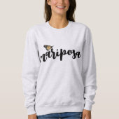 Mariposa Script Monarch Schmetterling Sweatshirt (Vorderseite)