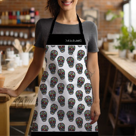 Mariposa Sugar Skull Mexikanisch Inspiriert Schürze